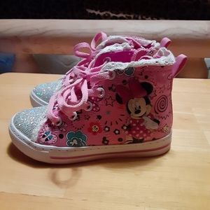Light Up Minnie Mouse High Tops